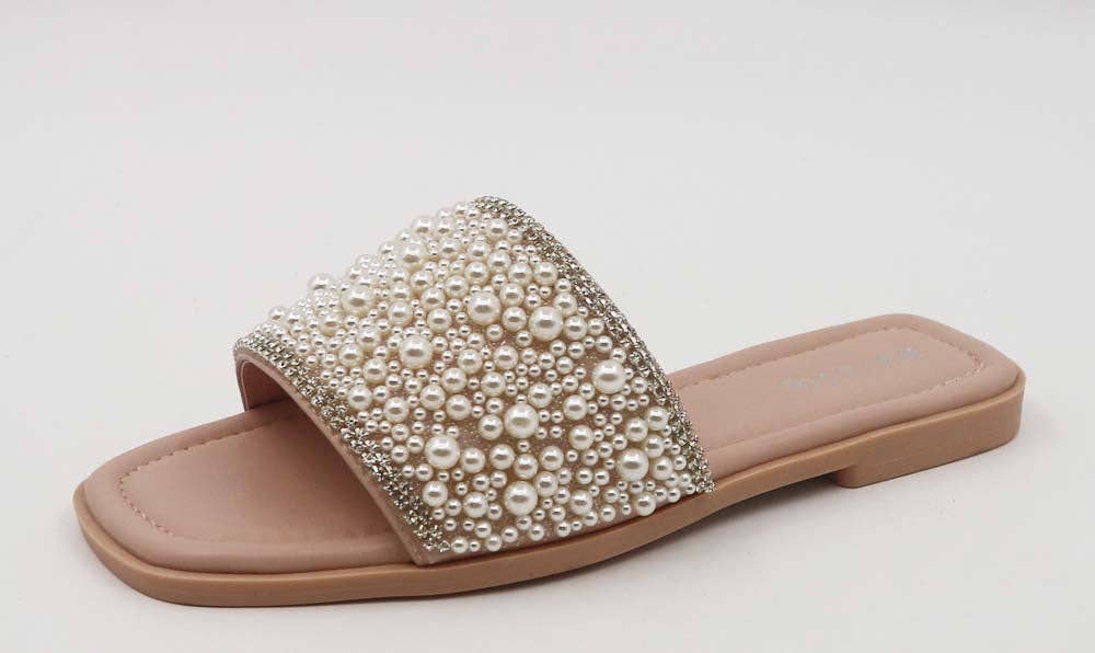 Pearl Studded Sandals