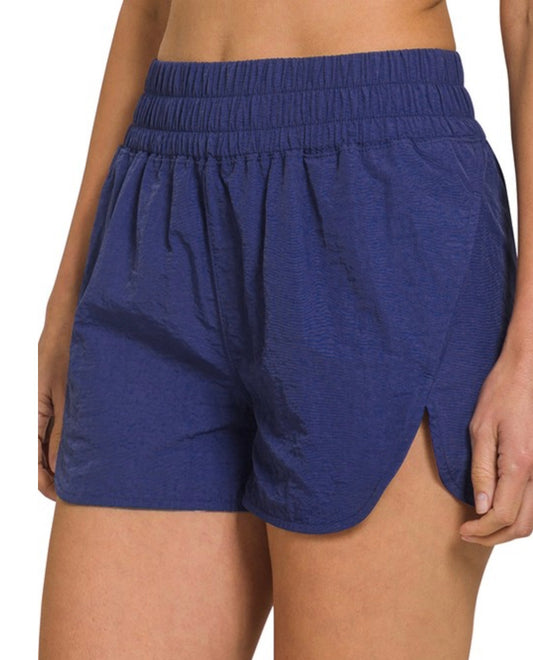 Blue Zenana Athletic Shorts