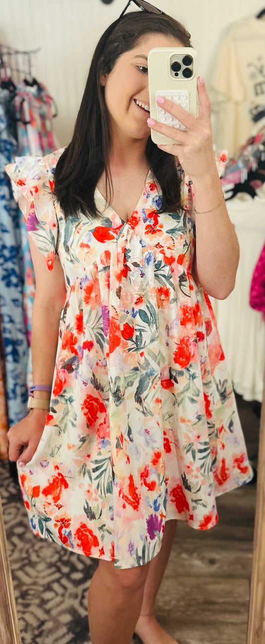 Floral Pocket Dress